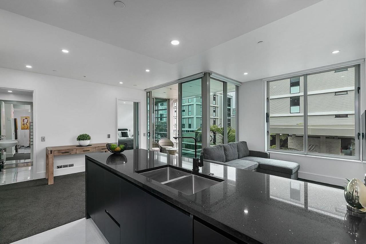 Qv Upscale Modern Viaduct Apt With Parking - 965 Auckland Kültér fotó